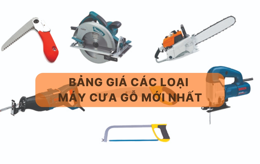 Giá máy cưa gỗ mới nhất 2025: So sánh, bảng giá và mẹo mua tiết kiệm