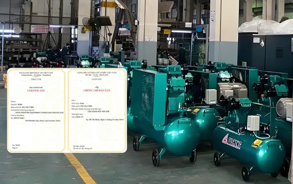 Chứng chỉ vận hành máy nén khí – Điều kiện, Quy trình & Lợi ích