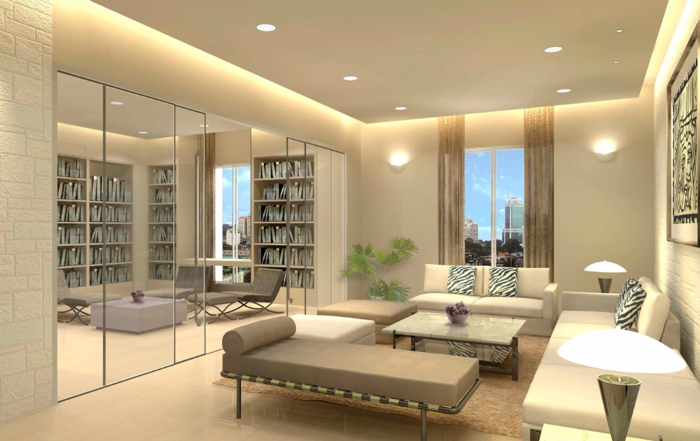 Hướng dẫn cách bố trí đèn LED âm trần phòng khách từ A-Z