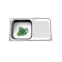 Chậu rửa truyền thống inox 30 Toàn Mỹ AX1 - 2