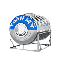 Bồn nước inox ngang Toàn Mỹ BN 1500L