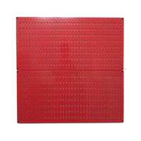 Tấm lưới đôi Pegboard màu đỏ kèm phụ kiện treo FABINA FBNVL9090RPK - 2 tấm