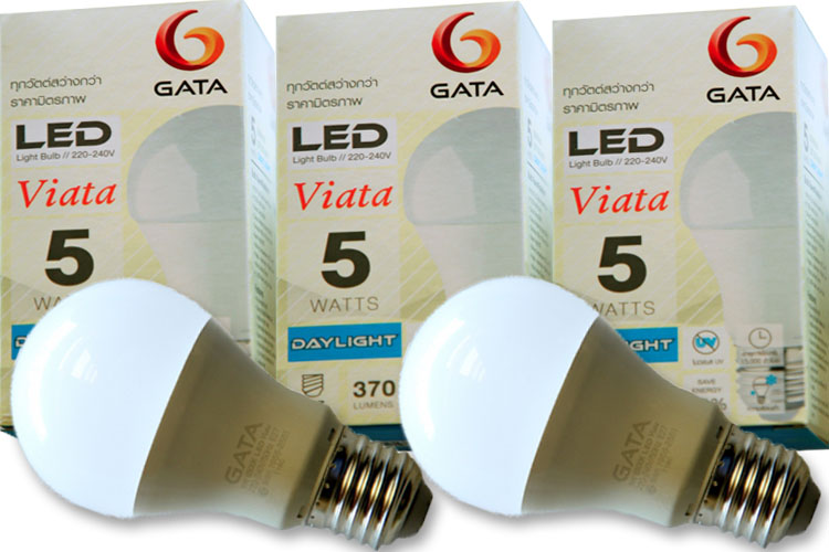 Bóng đèn LED 5W đuôi E27 Gata TL01-5D ánh sáng trắng