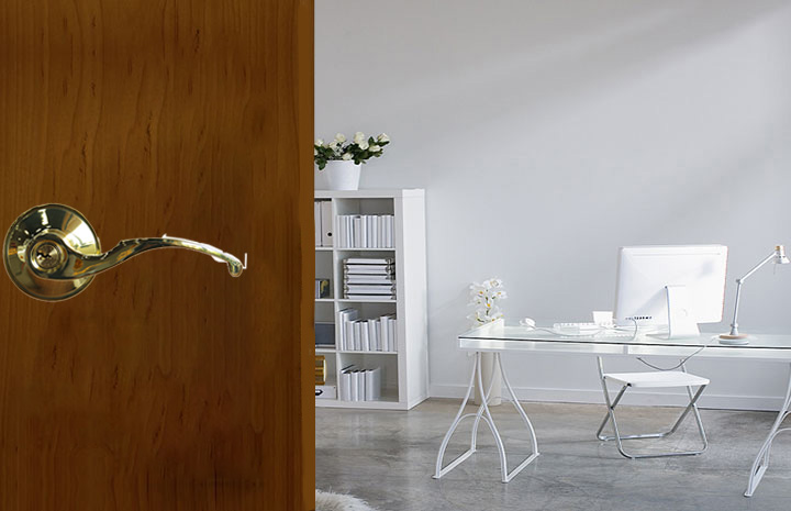 Khóa tròn gạt màu đồng bóng Yale VL6557US3
