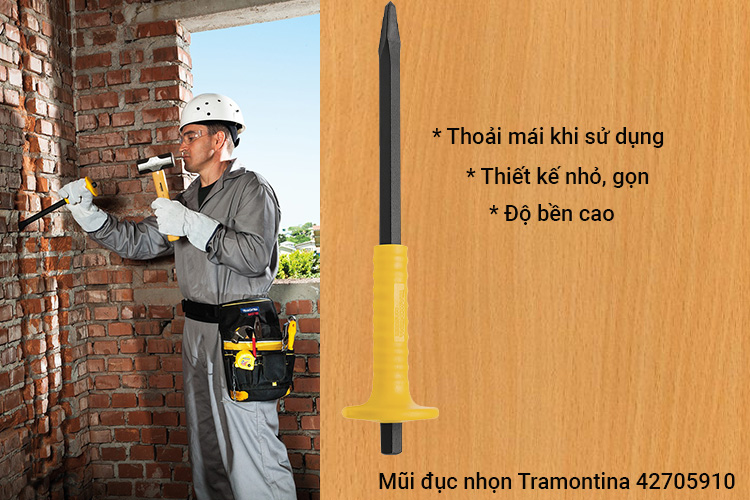 Mũi đục nhọn 10 inch Tramontina 42705910