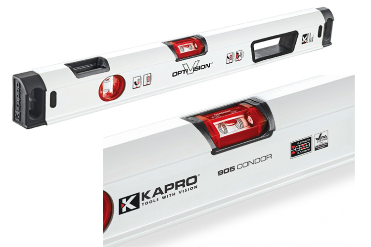 Thước thủy 60cm màu trắng Kapro 905-40-60