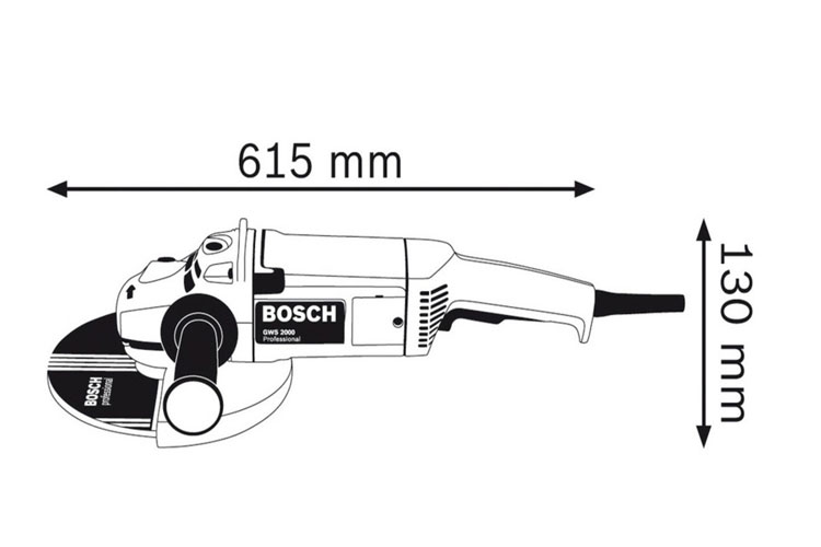Máy mài góc 1800W/150mm BOSCH 06018B70K0